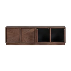 WOOOD Industriele Kasten|Tv Meubels|Sun Tv Meubel Teak Bruin 150cm