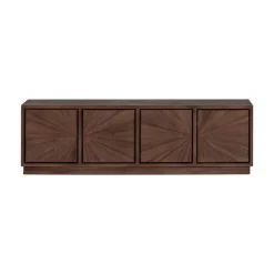 WOOOD Industriele Kasten|Tv Meubels|Sun Tv Meubel Teak Bruin 150cm