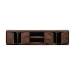 WOOOD Industriele Kasten|Tv Meubels|Sun Tv Meubel Teak Bruin 200cm