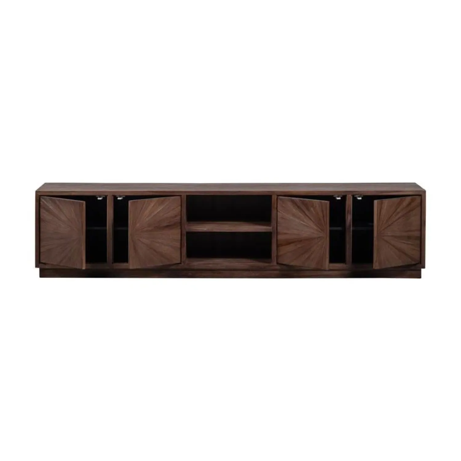WOOOD Industriele Kasten|Tv Meubels|Sun Tv Meubel Teak Bruin 200cm