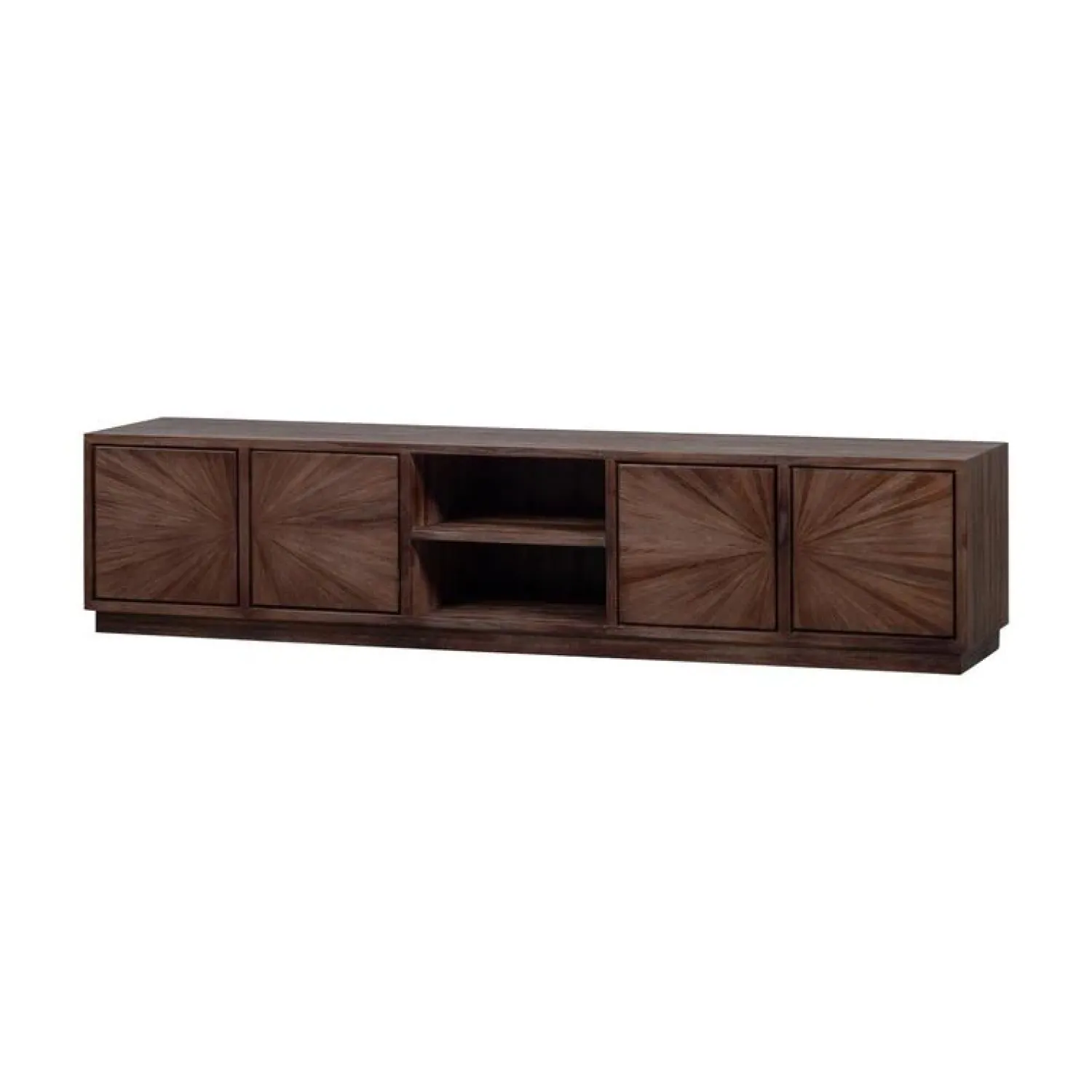 WOOOD Industriele Kasten|Tv Meubels|Sun Tv Meubel Teak Bruin 200cm