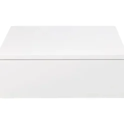 Nordhavn Nachtkastjes|Industriele Kasten|Svea zwevend Nachtkastje 1 lade Wit 37cm