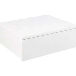 Nordhavn Nachtkastjes|Industriele Kasten|Svea zwevend Nachtkastje 1 lade Wit 37cm