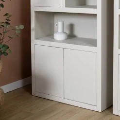 Vane Living Boekenkasten|Industriele Kasten|Sven Boekenkast 1 deur zand 90cm