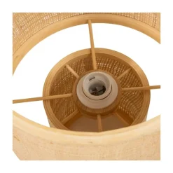 WOOOD Tafellampen|Syro 1-lichts Tafellamp Raffia 28cm