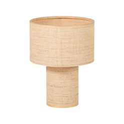WOOOD Tafellampen|Syro 1-lichts Tafellamp Raffia 42cm