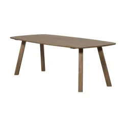 WOOOD Eettafels|Tablo Eettafel deens ovaal DL Eikenhout cashmere brown 220cm