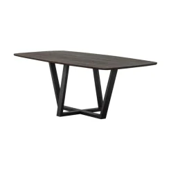 WOOOD Eettafels|Tablo Eettafel deens ovaal DL Eikenhout mystic brown 220cm