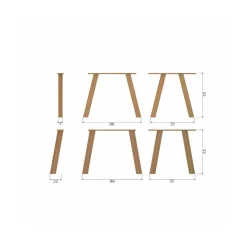 WOOOD Eettafels|Tablo Eettafel deens ovaal DL Eikenhout naturel 180cm