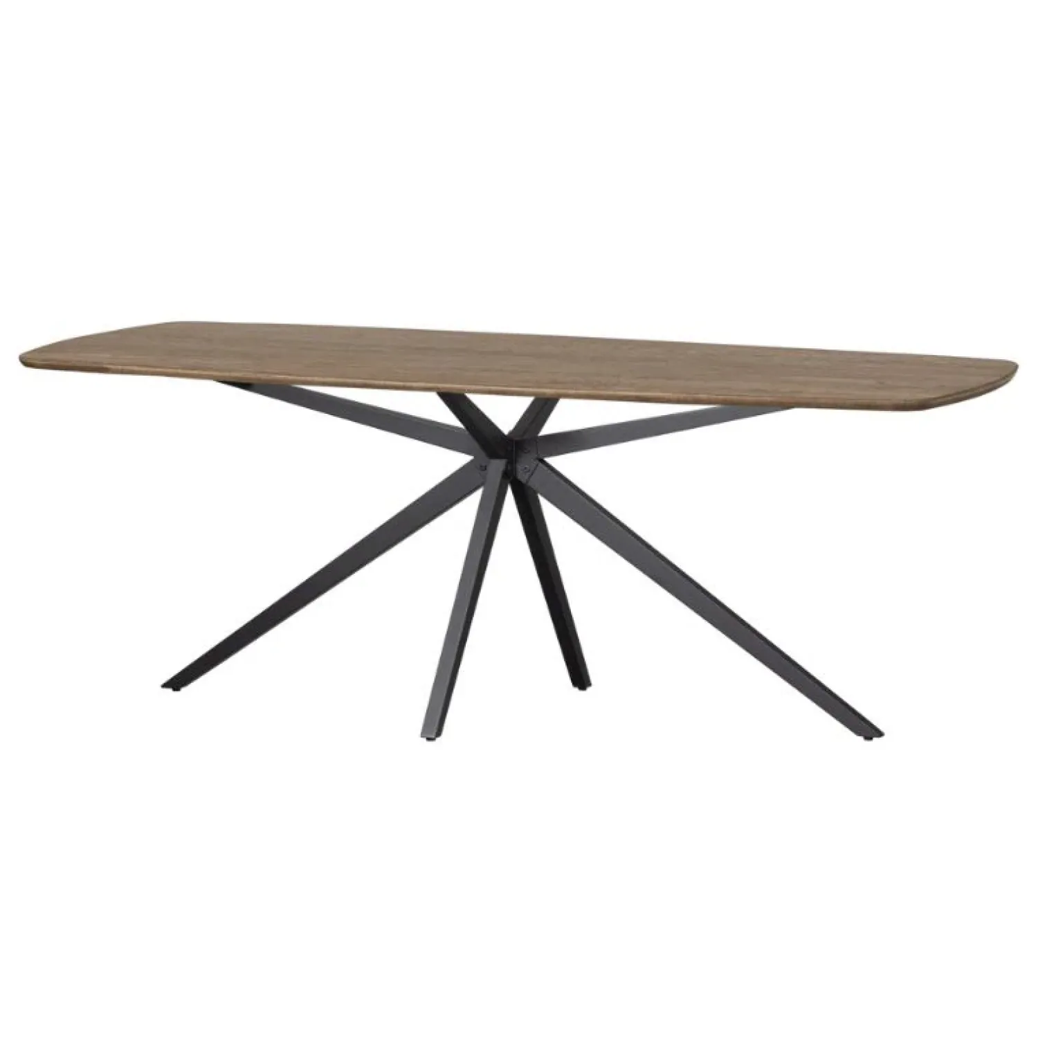 WOOOD Eettafels|Tablo Eettafel eiken Deens ovaal Bruin 220 cm