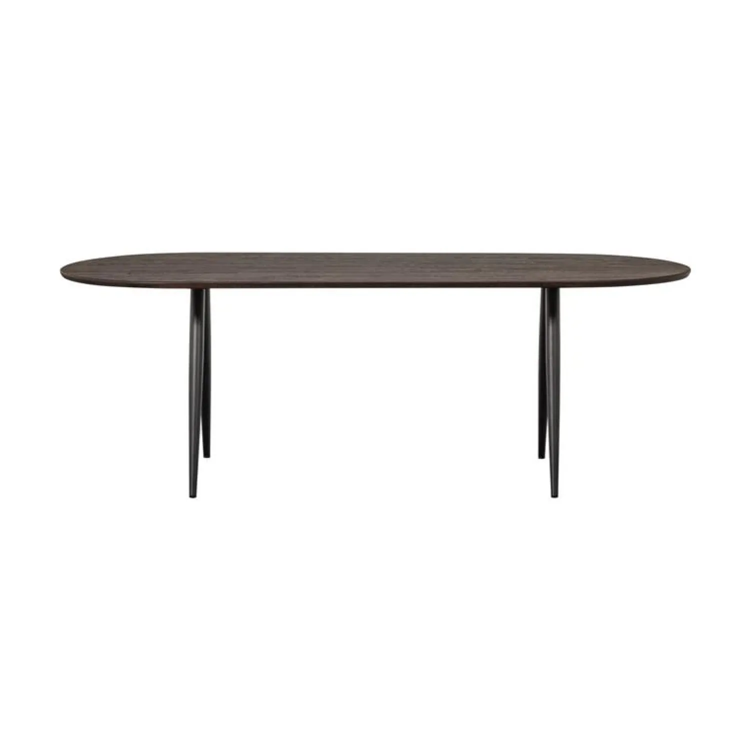 WOOOD Eettafels|Tablo Eettafel ovaal VL Eikenhout mystic brown 220cm