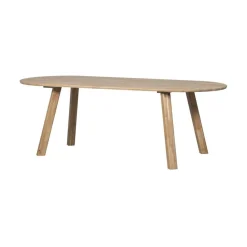 WOOOD Eettafels|Tablo Eettafel ovaal VL Eikenhout naturel 220cm