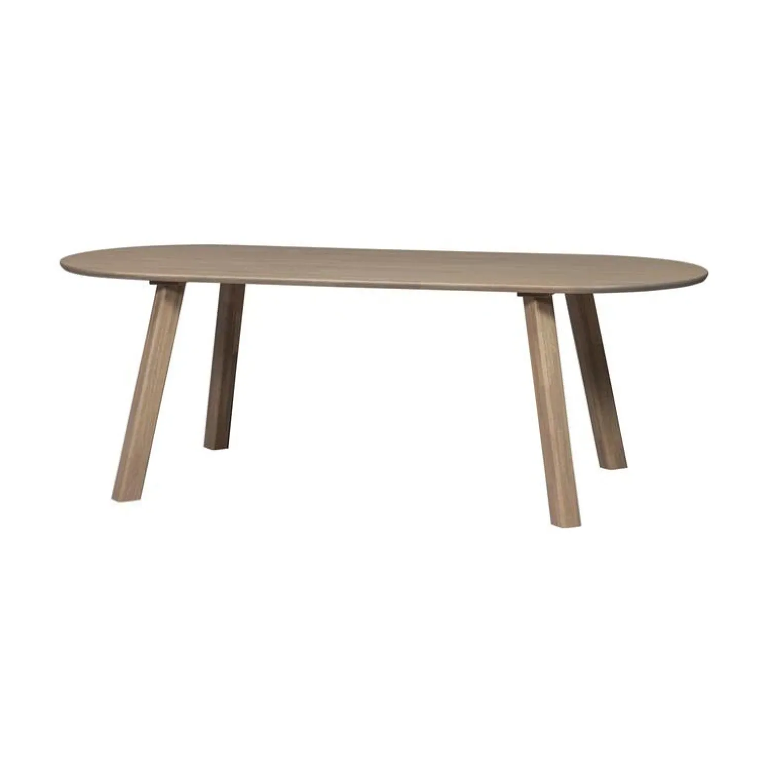 WOOOD Eettafels|Tablo Eettafel ovaal VL Eikenhout pebble grey 220cm