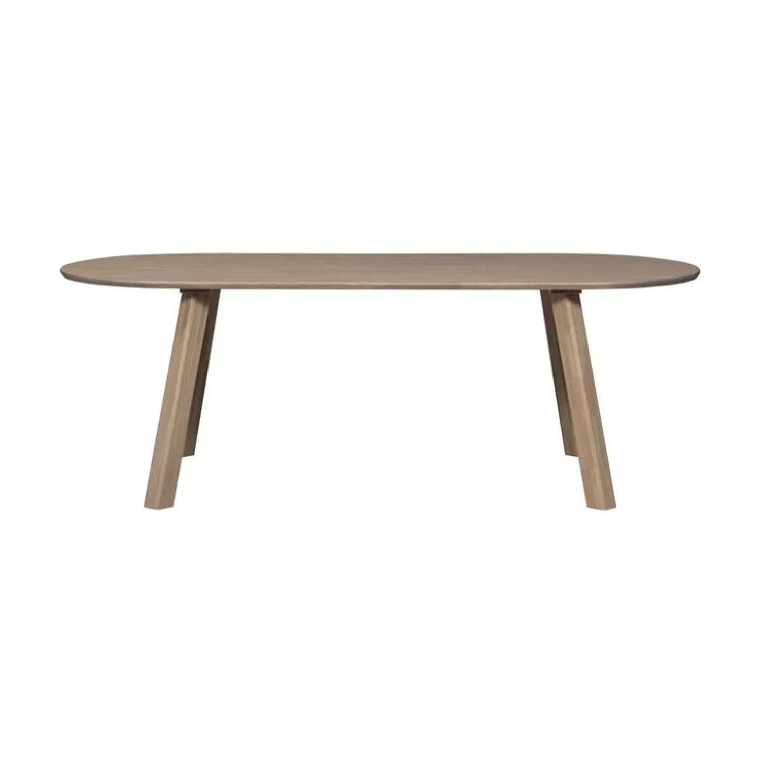WOOOD Eettafels|Tablo Eettafel ovaal VL Eikenhout pebble grey 220cm