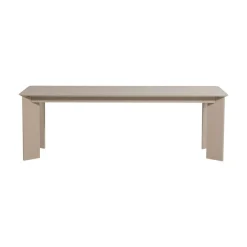 WOOOD Eettafels|Tablo Eettafel rechthoek Eikenhout dakargrau 240cm