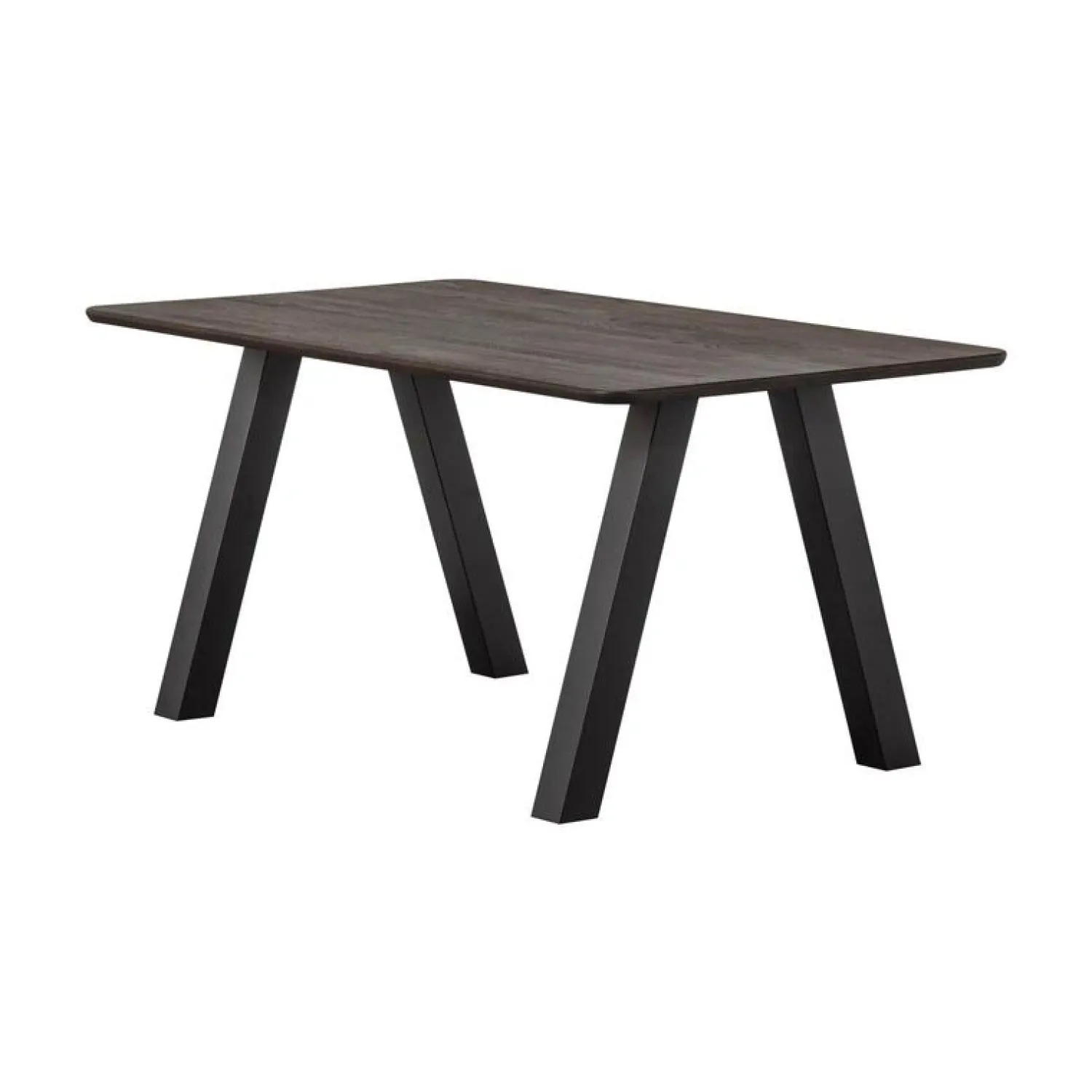 WOOOD Eettafels|Tablo Eettafel rechthoek Eikenhout mystic brown 160cm