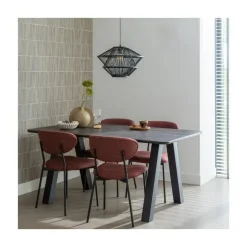 WOOOD Eettafels|Tablo Eettafel rechthoek Eikenhout mystic brown 160cm