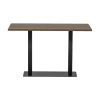 WOOOD Eettafels|Tablo Eettafel rechthoek VL Eikenhout cashmere brown 120cm