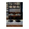 WOOOD Eettafels|Tablo Eettafel rond VL Eikenhout zwart 80cm