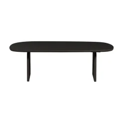 WOOOD Salontafels|Tablo Salontafel organisch Eikenhout zwart 110cm
