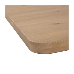 WOOOD Tafelbladen|Tablo Tafelblad Eikenhout naturel Curved 200x90cm
