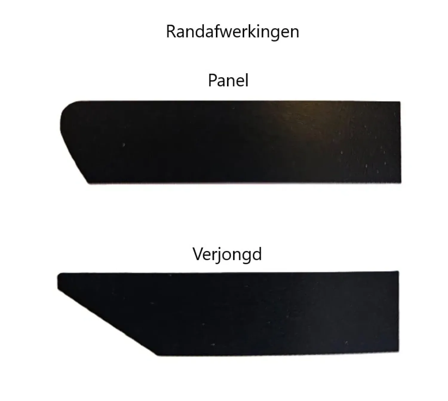 Cavetown Tafelbladen|Tablo tafelbladen Deens ovaal met panel randafwerking (zelf samenstellen)