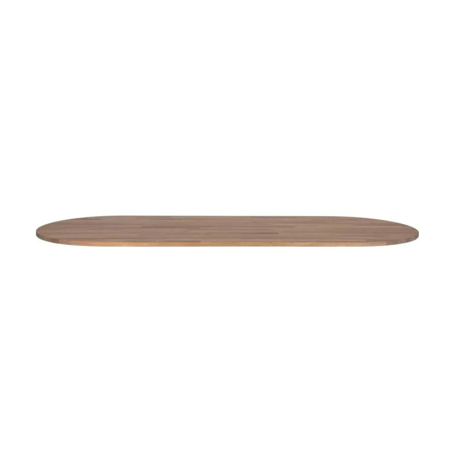 WOOOD Tafelbladen|Tablo Tafelblad Ovaal Eiken Olie Grijs 220cm