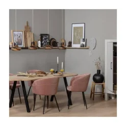 WOOOD Tafelbladen|Tablo Tafelblad Ovaal Eiken Onbehandeld 220cm