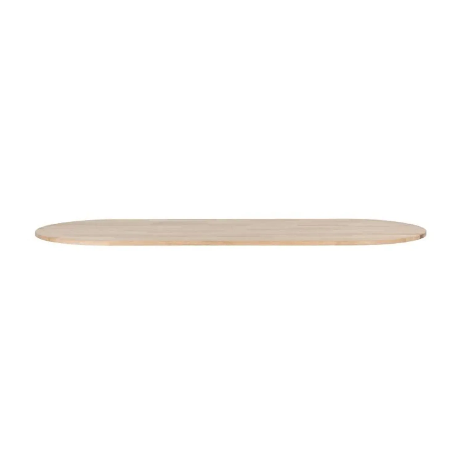 WOOOD Tafelbladen|Tablo Tafelblad Ovaal Eiken Onbehandeld 220cm