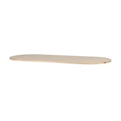 WOOOD Tafelbladen|Tablo Tafelblad Ovaal Eiken Onbehandeld 220cm