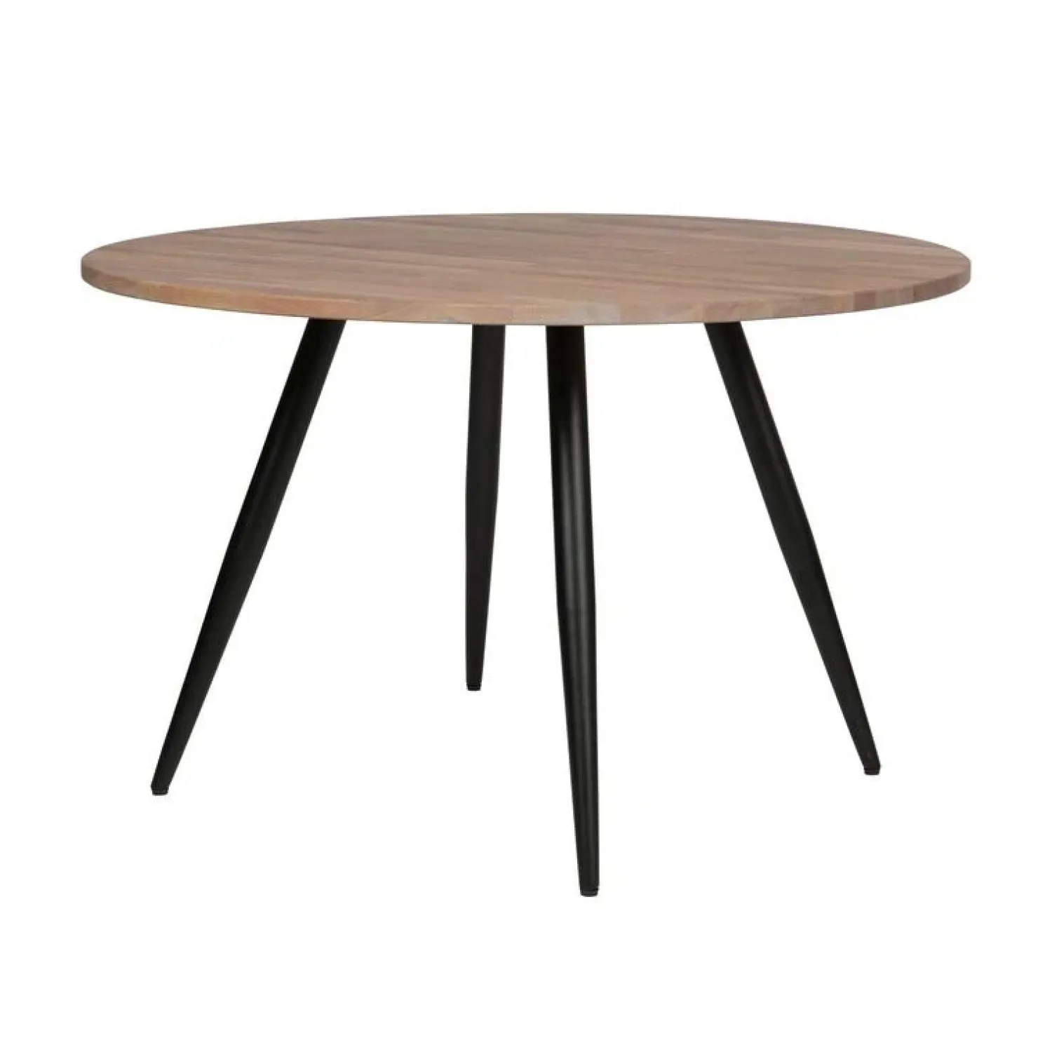 WOOOD Tafelbladen|Tablo Tafelblad Rond Eiken Olie Grijs 120cm