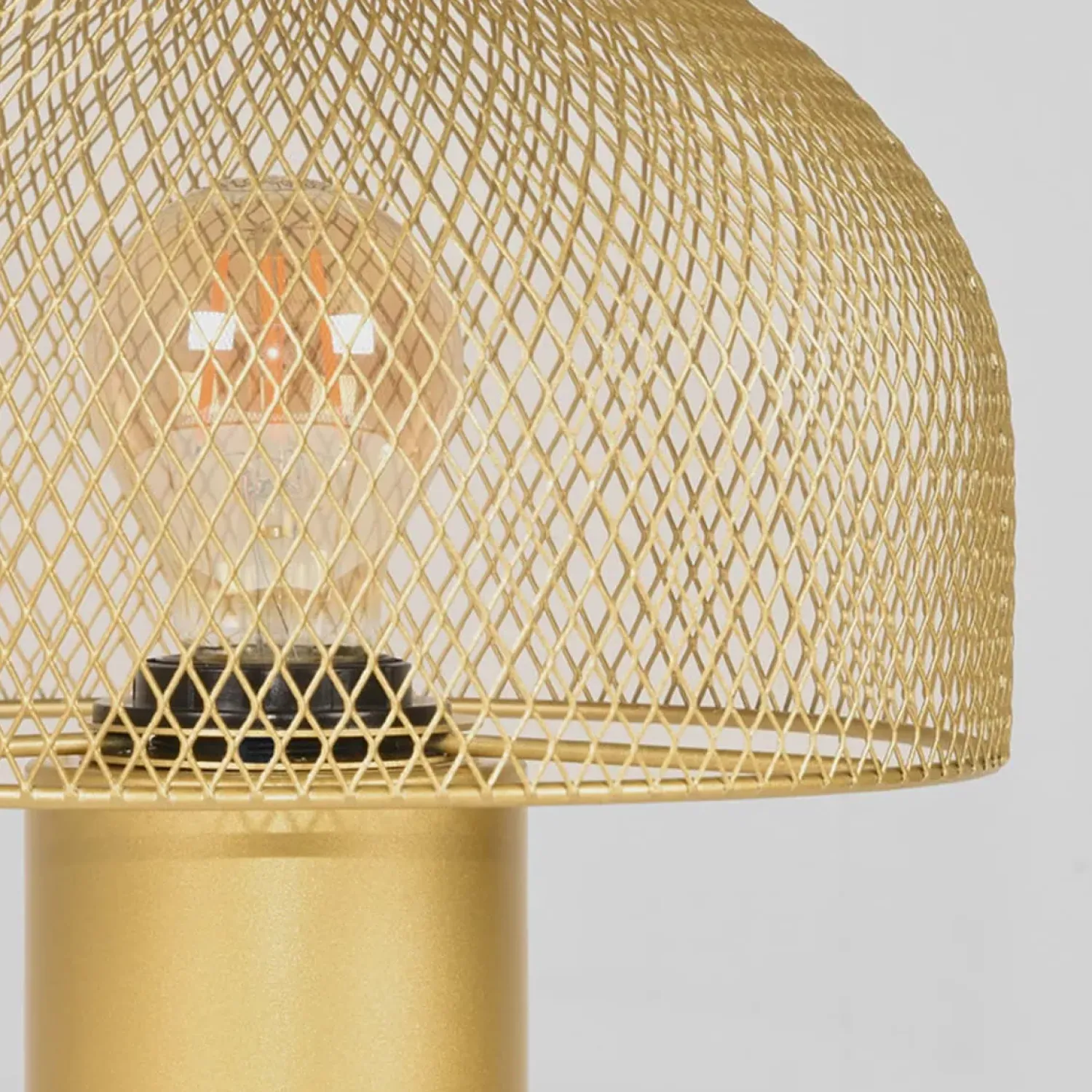 Label51 Bureaulampen|Tafellampen|Tafellamp Fungo 1-Lichts Goud Metaal