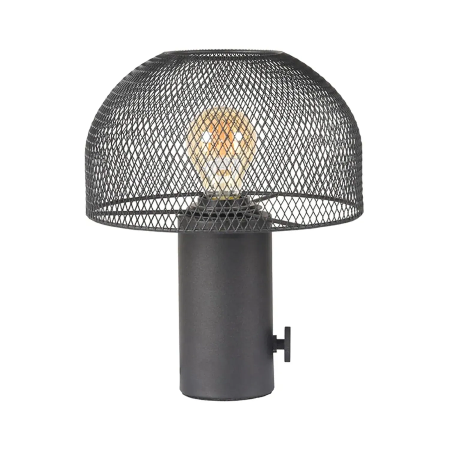 Label51 Bureaulampen|Tafellampen|Tafellamp Fungo 1-Lichts Zwart Metaal