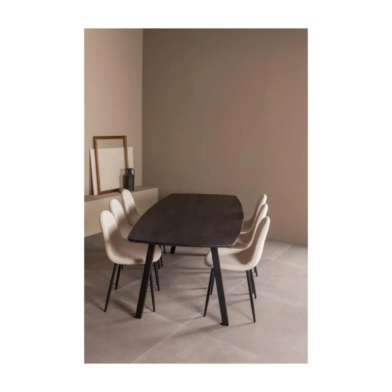 WOOOD Onderstellen|Tafel poot A-vorm metaal zwart