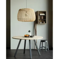 WOOOD Onderstellen|Tafel poot vierkant metaal zwart (2-standen)
