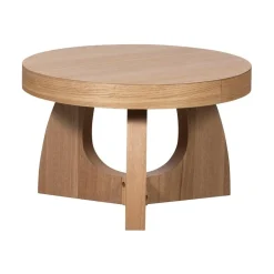 WOOOD Bijzettafels|Tala Bijzettafel MDF Rond Naturel 55cm