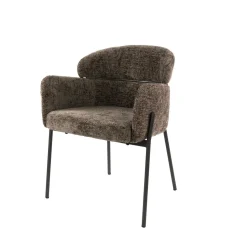 Kalfort Eetkamerstoelen|Tanda Eetkamerstoel Hoven taupe