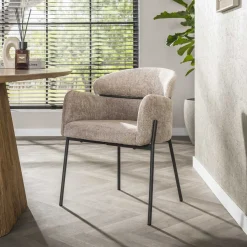 Kalfort Eetkamerstoelen|Tanda Eetkamerstoel Hoven Zand