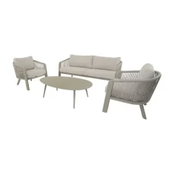Lesli Living Loungeset|Tanoa Loungeset taupe