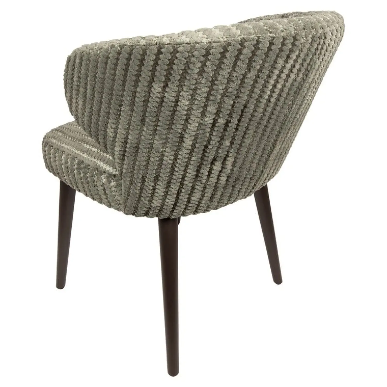 PTMD Eetkamerstoelen|Taro Eetkamerstoel Groen Donkerhout