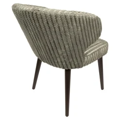 PTMD Eetkamerstoelen|Taro Eetkamerstoel Groen Donkerhout