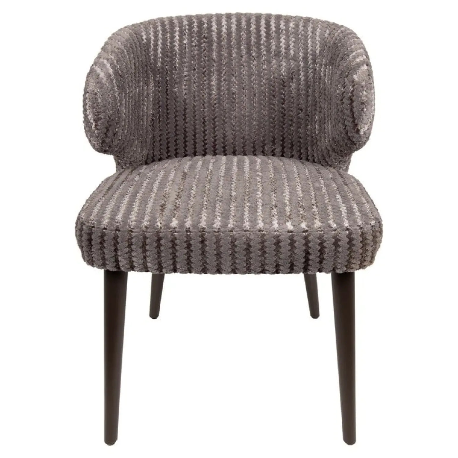 PTMD Eetkamerstoelen|Taro Eetkamerstoel Taupe Donkerhout