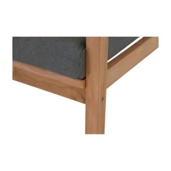 Lesli Living Tuinstoelen|Teak Loungestoel teak met kussen