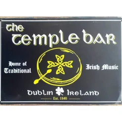 Cavetown Metalen Borden|Temple Bar Dublin - metalen bord