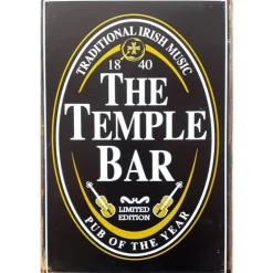 Cavetown Metalen Borden|Temple Bar pub of the year - metalen bord