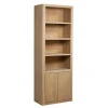 Tower living Boekenkasten|Industriele Kasten|Tenna Boekenkast naturel mangohout 80cm
