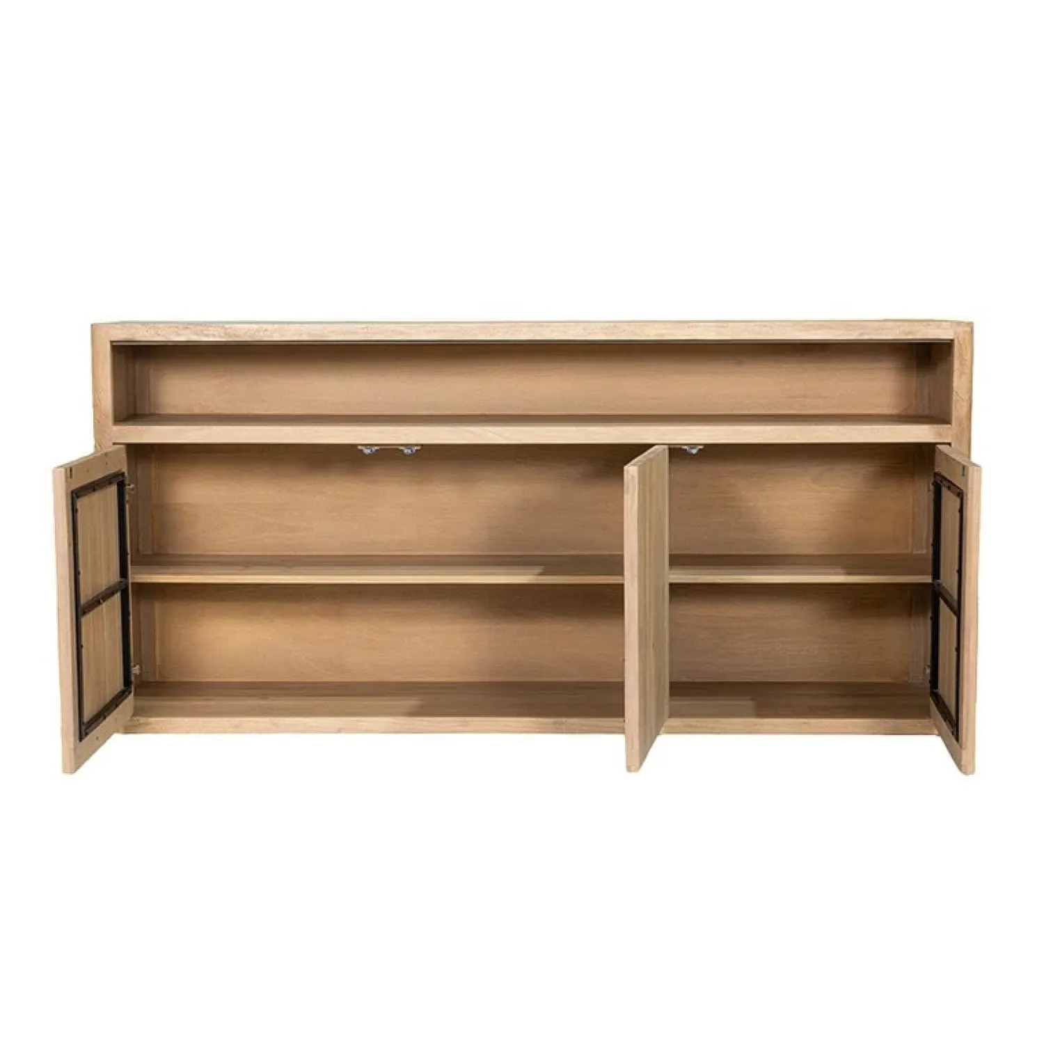Tower living Dressoirs|Industriele Kasten|Tenna Dressoir naturel mangohout 180cm