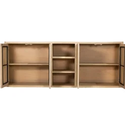 Tower living Dressoirs|Industriele Kasten|Tenna Dressoir naturel mangohout 220cm