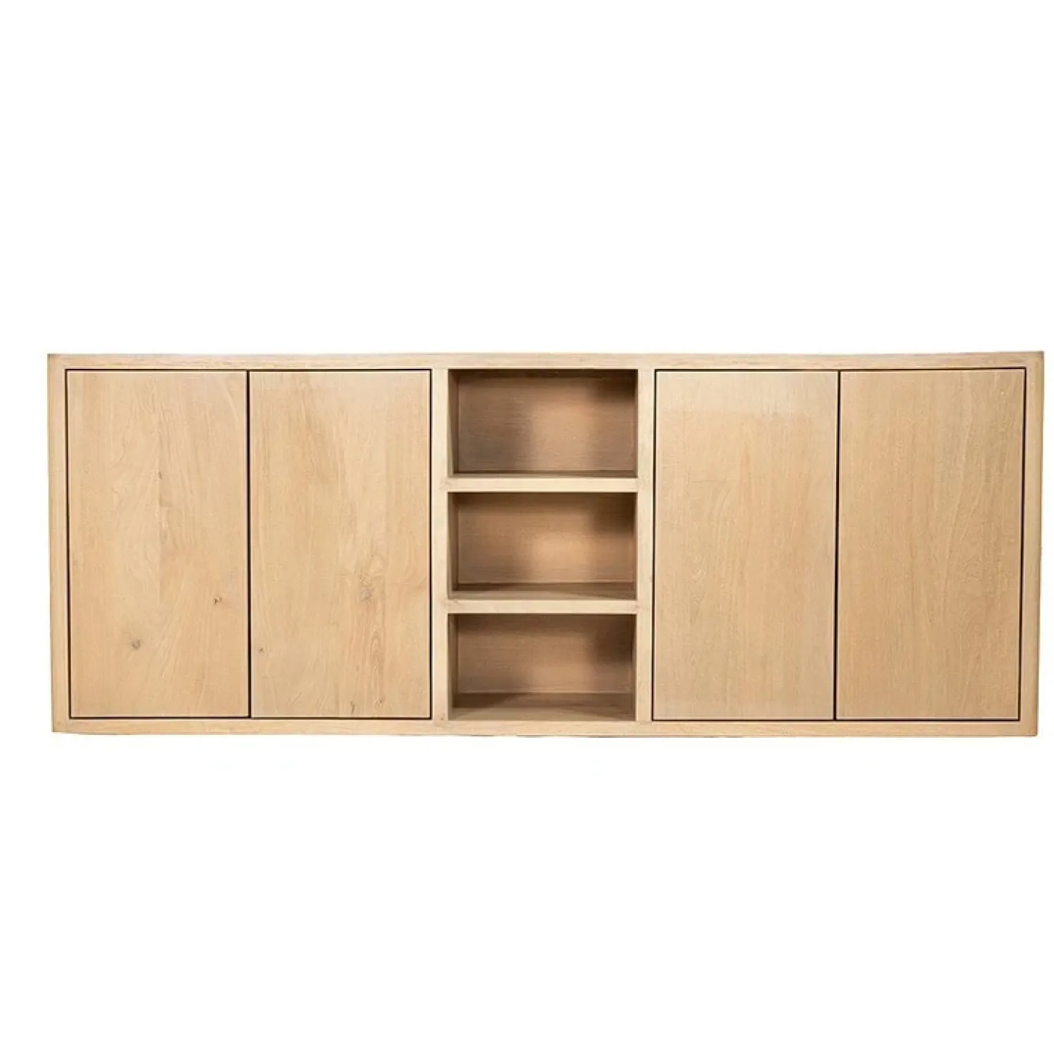 Tower living Dressoirs|Industriele Kasten|Tenna Dressoir naturel mangohout 220cm