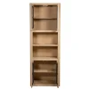Tower living Boekenkasten|Industriele Kasten|Tenna Vakkenkast naturel mangohout 80cm